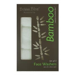 Bubba Blue Face Washer 3pk - Bamboo
