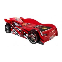 red race car bed