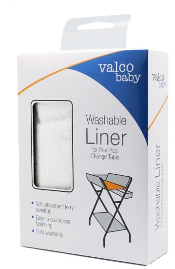 Valco Baby Pax Washable Liner 2Pk - White