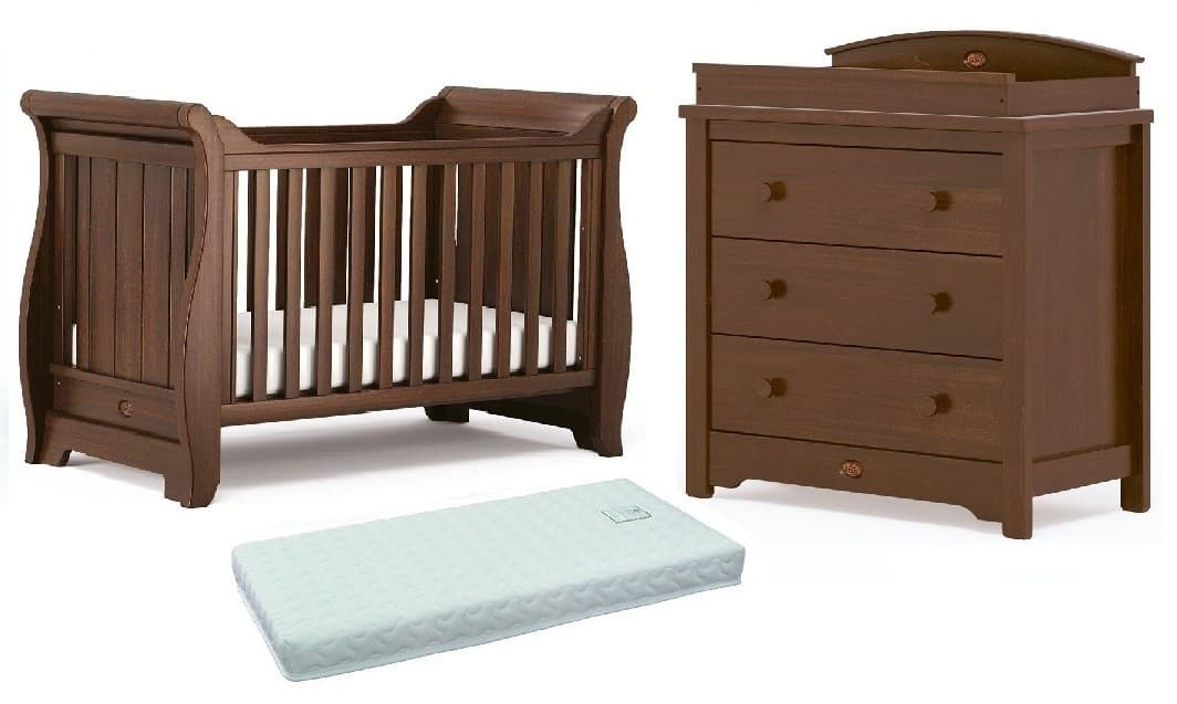 Boori Sleigh Cot and 3 Drawer Chest 