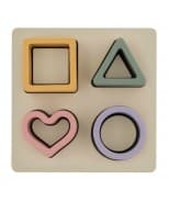 Living Textiles Playground Silicone Shape Puzzle - Rose