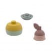 Living Textiles Playground Silicone Pear Stacking Puzzle - Multi