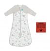 Love To Dream Organic Cotton Sleep Bag with Merino Wool 3.5 Tog 18-36m - Mint Stars