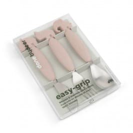 Done By Deer YummyPlus Easygrip Cutlery Set Deer friends - Powder