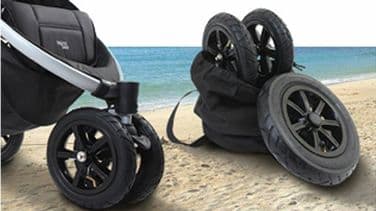 strollers with rubber tires