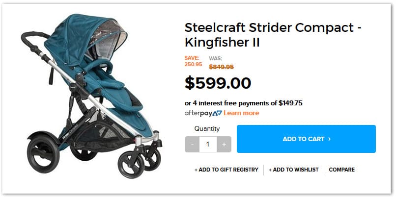 cheap prams afterpay